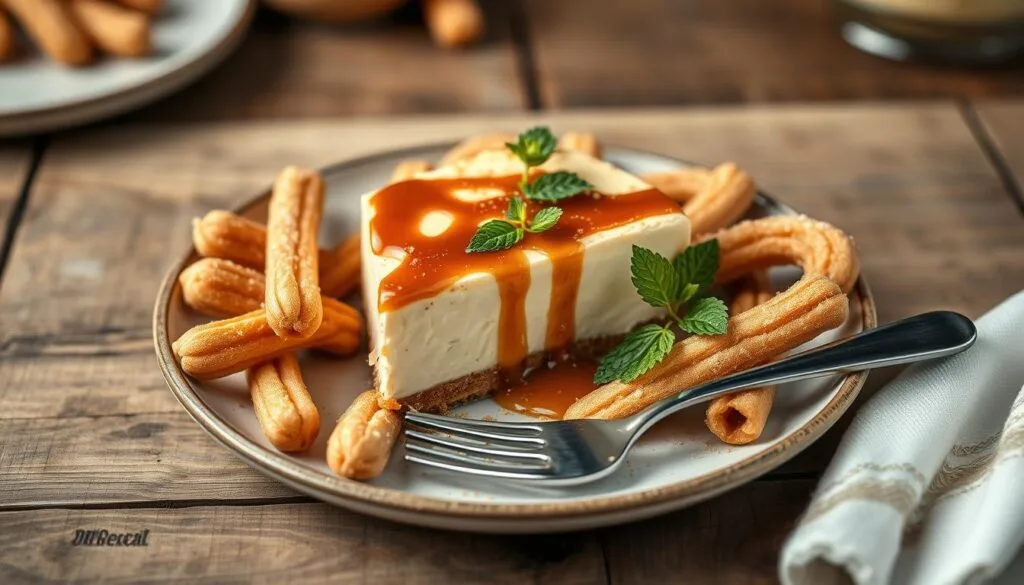 churro cheesecake presentation churro cheesecake presentation