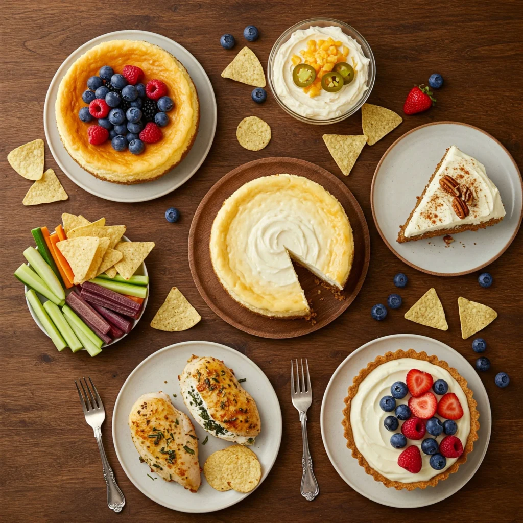 Recipes Featuring Cream Cheese