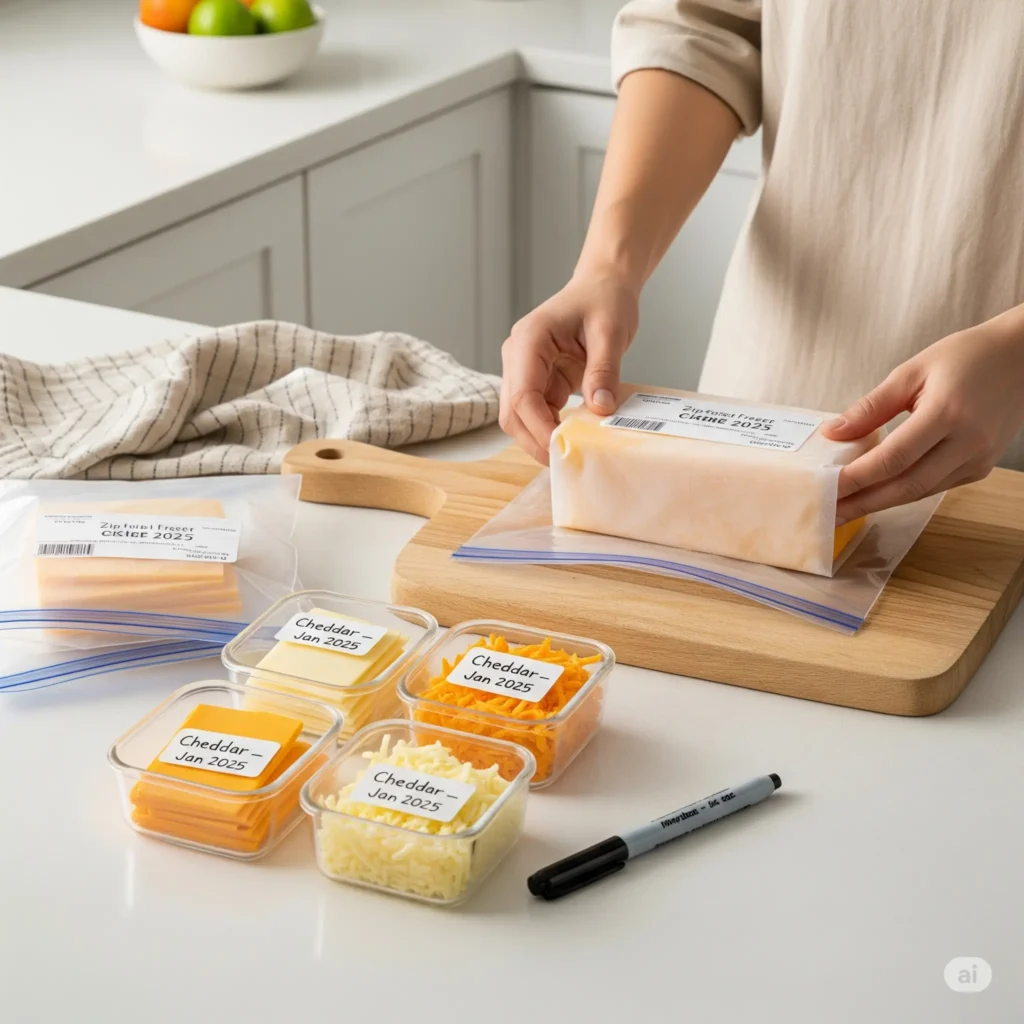 Best Practices for Freezing Cheese